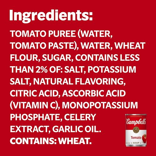 Campbell's Condensed Tomato Soup, 10.75 oz Can (Pack of 4)