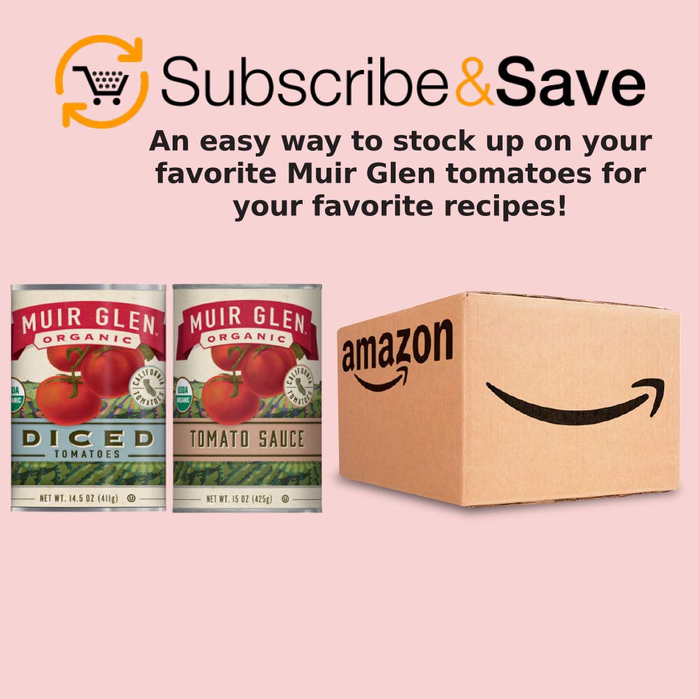 Muir Glen Organic Tomato Sauce, 15 oz. (Pack of 12)