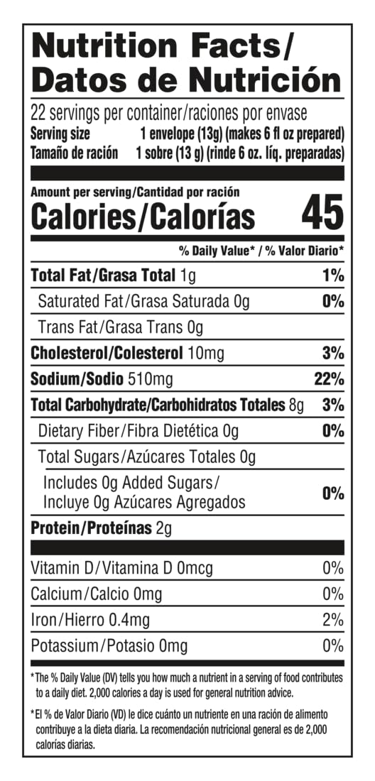 Lipton Cup-a-Soup Chicken Noodle Soup Mix 0g Trans Fat,9.9 Ounce (Pack of 4)
