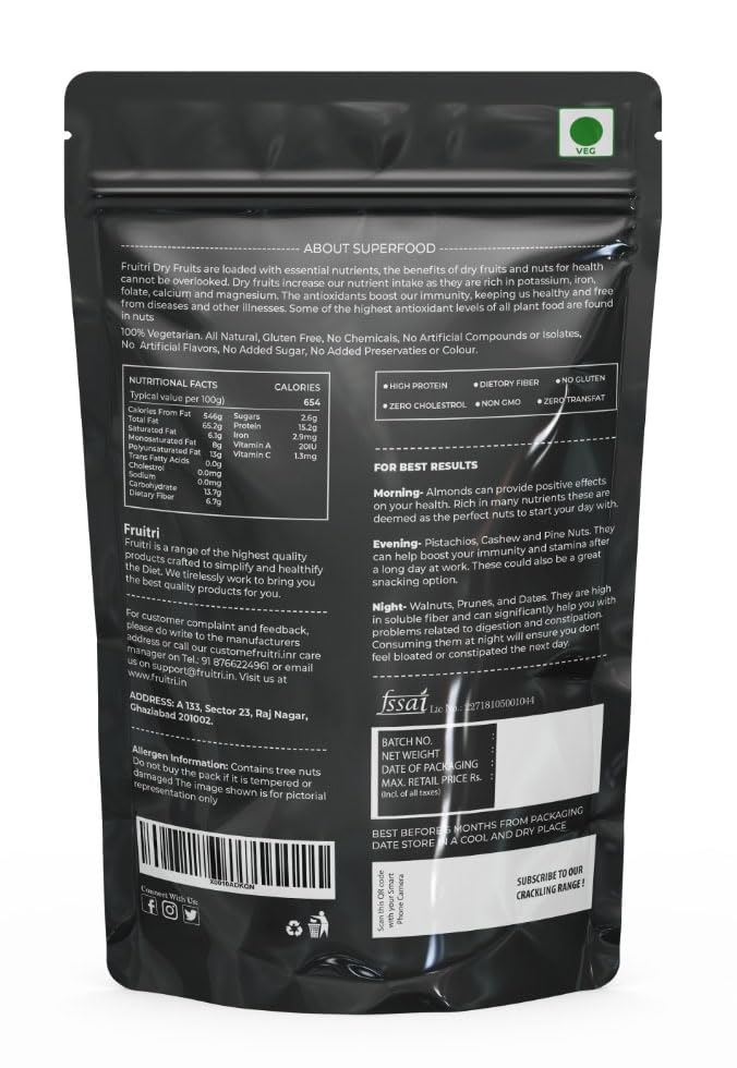Organic Raw Peanuts Moongfali Dana (500g)