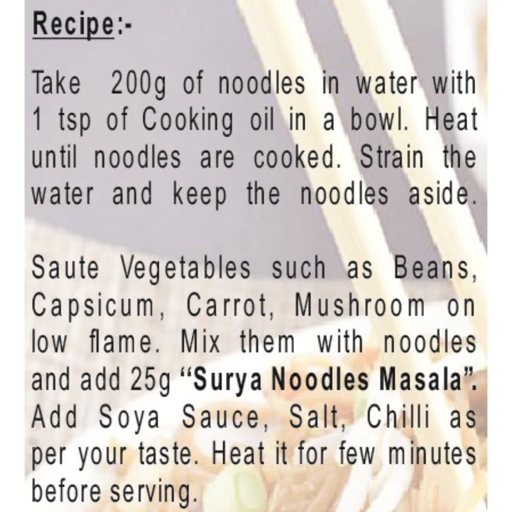 50gm Noodle Masala Chinese Flavored Spice Blend