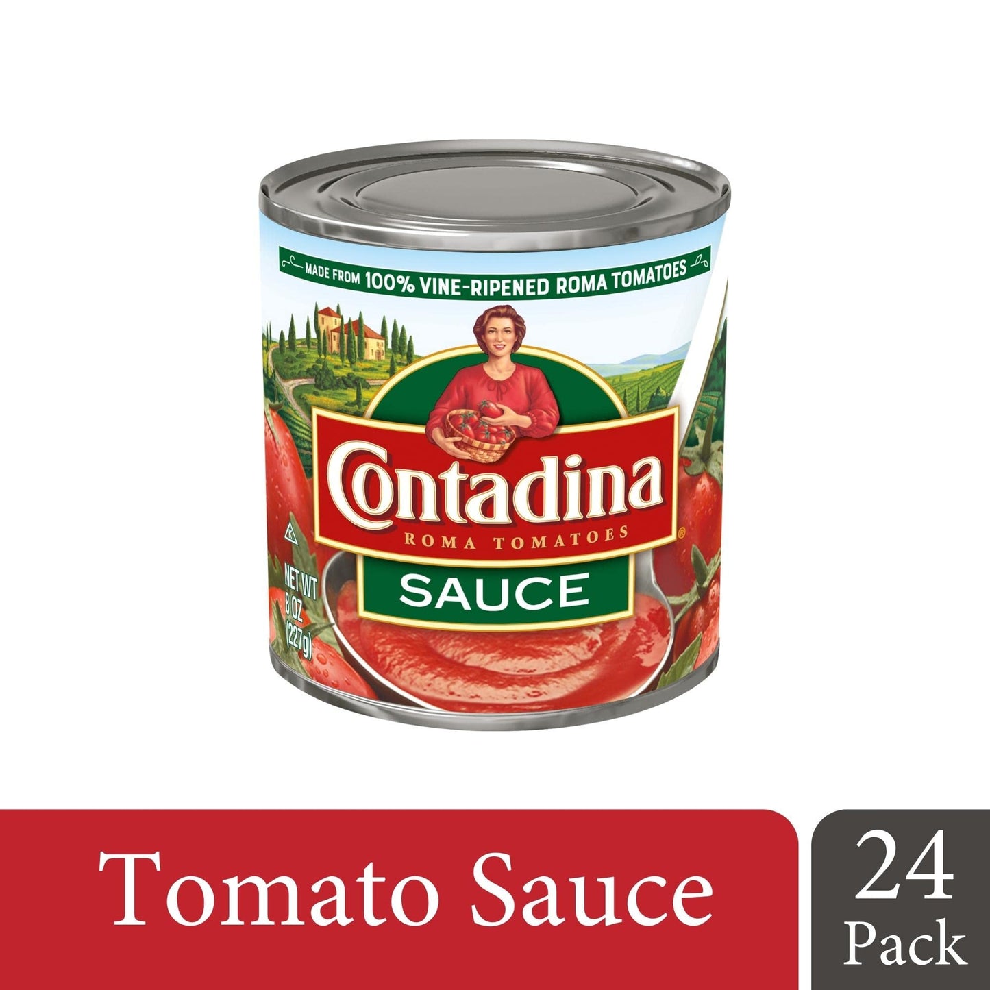 Contadina Tomato Sauce, 8 oz (Pack of 24 Cans)