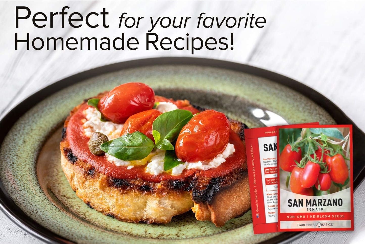 San Marzano Tomato Seeds for Planting Heirloom Non