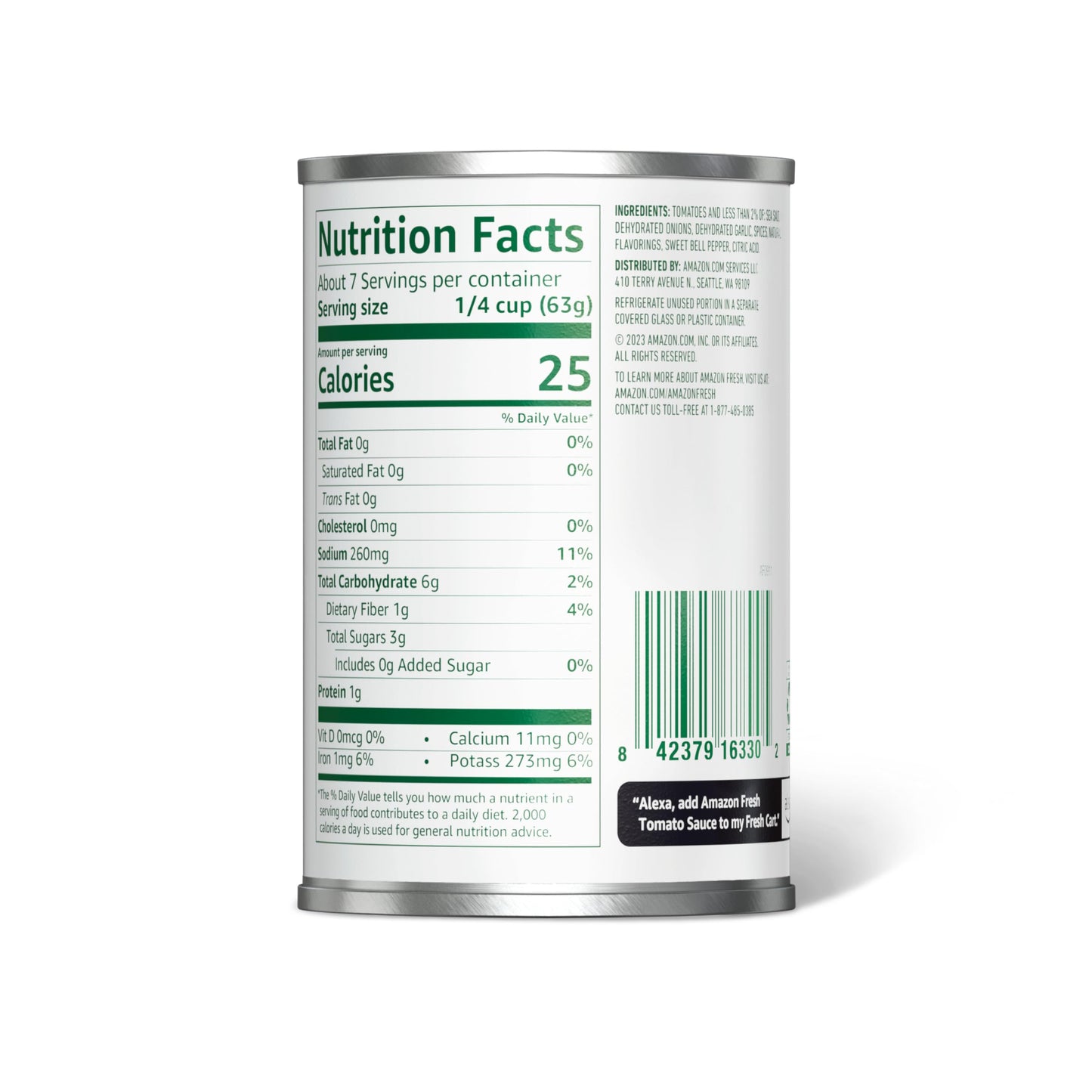 Fresh, Tomato Sauce 15 Oz Previously Happy Belly