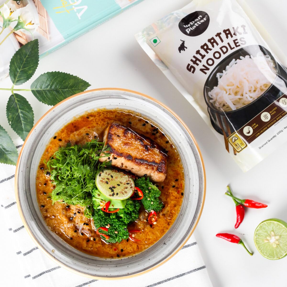Platter Shirataki Noodles 270g [Pack of 3 Keto-Friendly