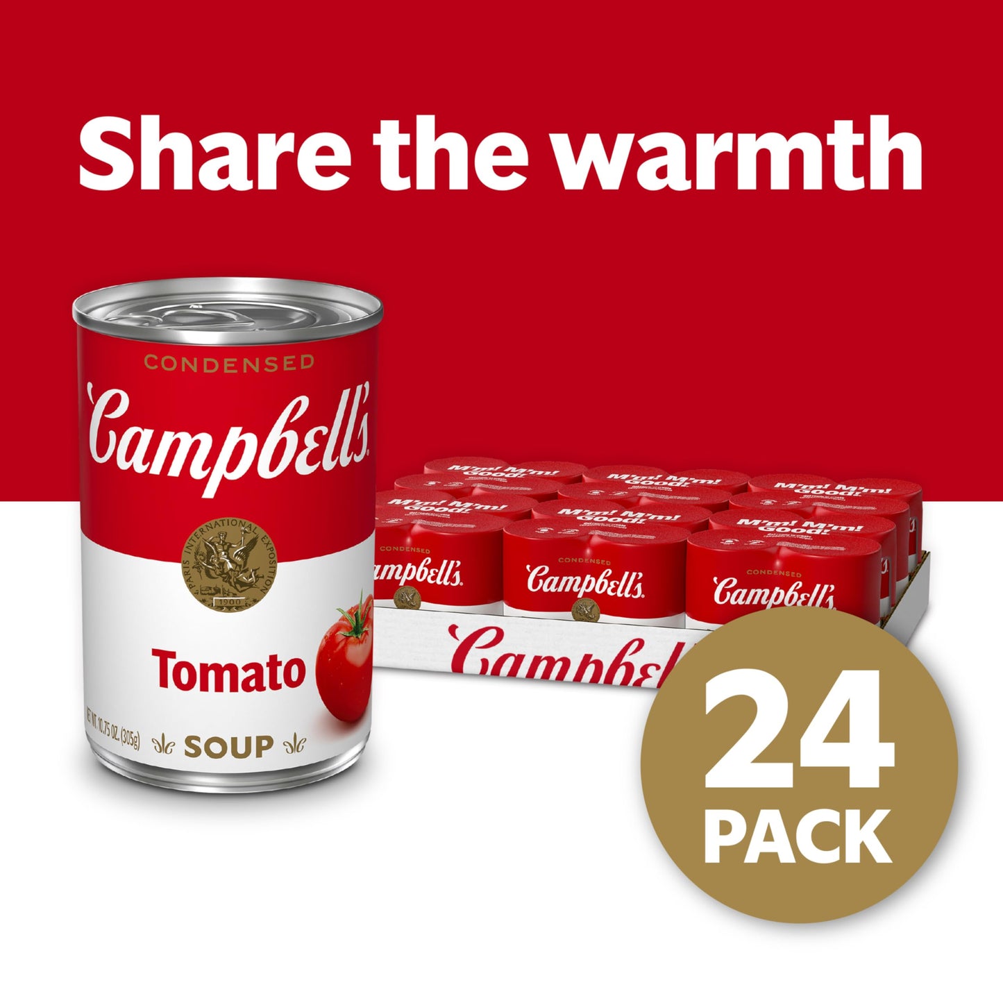 Campbell's Condensed Tomato Soup, 10.75 oz Can (24 Pack)