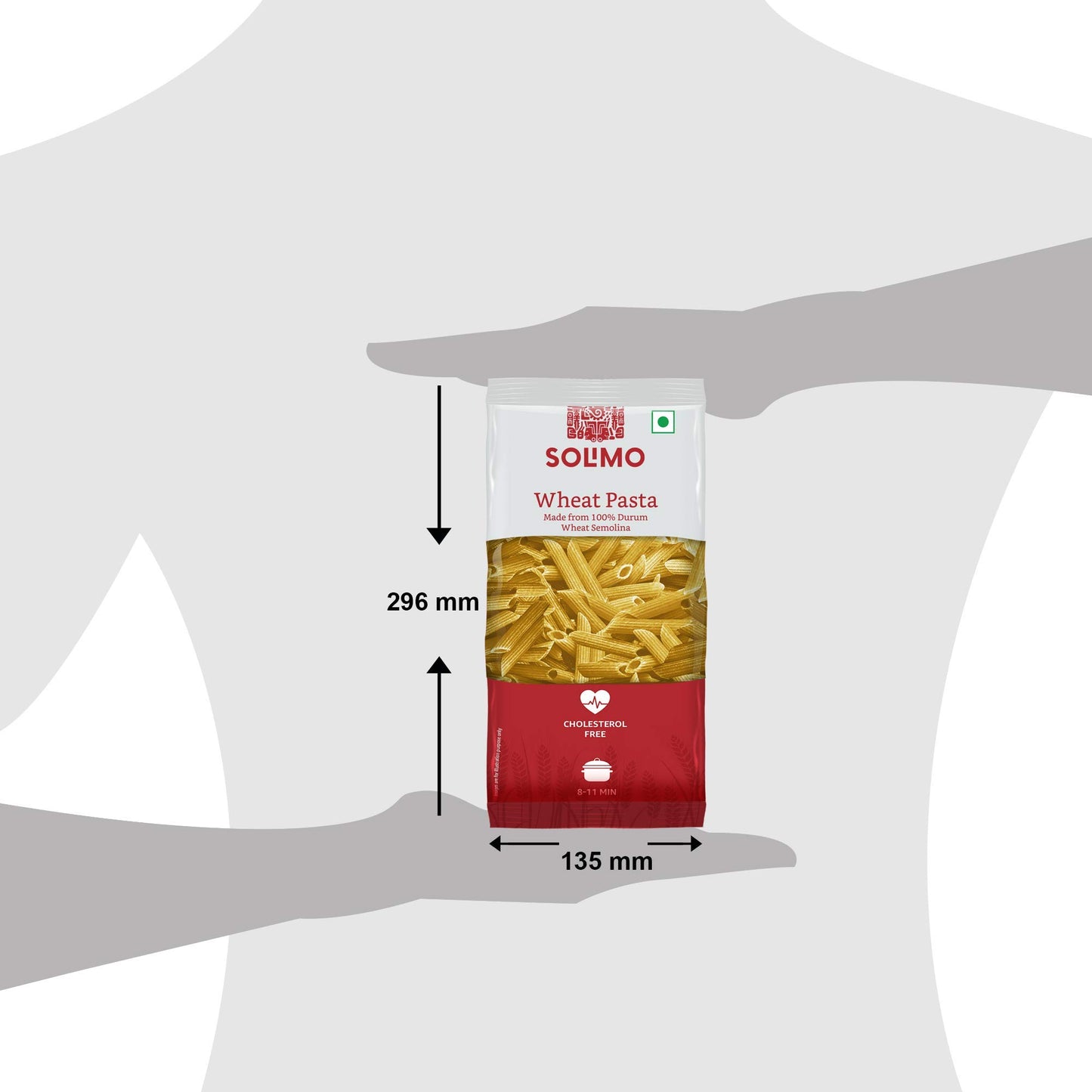 Solimo Durum Wheat Penne Pasta 500 g Pack of 2