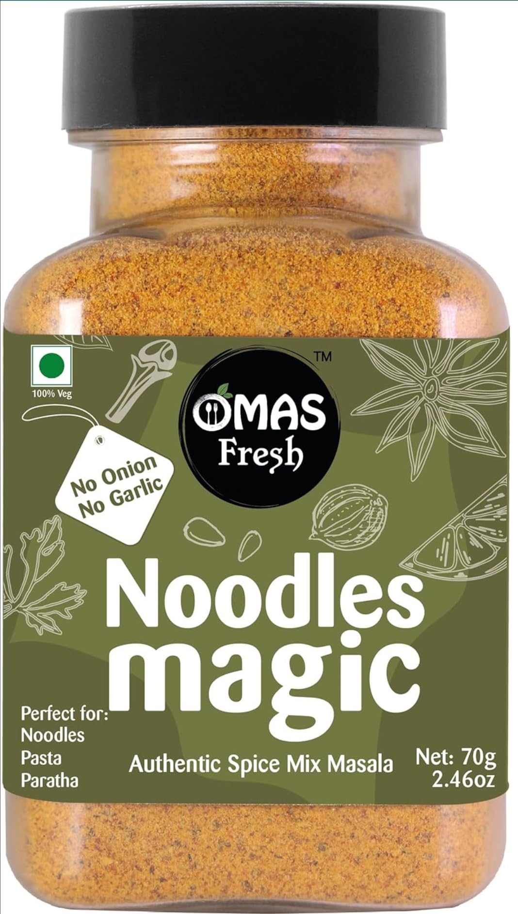 No Garlic Noodles Magic Authentic Spice Mix Masala