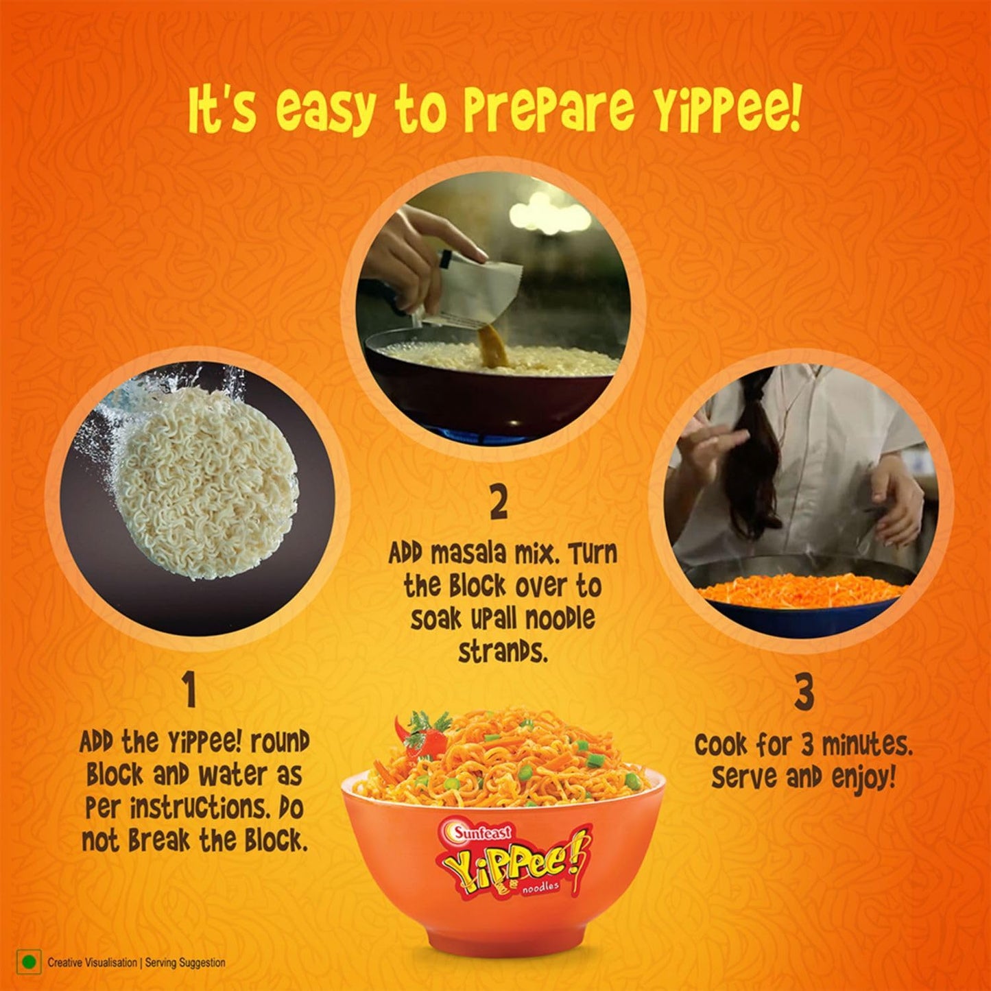 Instant Noodles With Real Vegetables 8 in 1 Pack 480g/560g