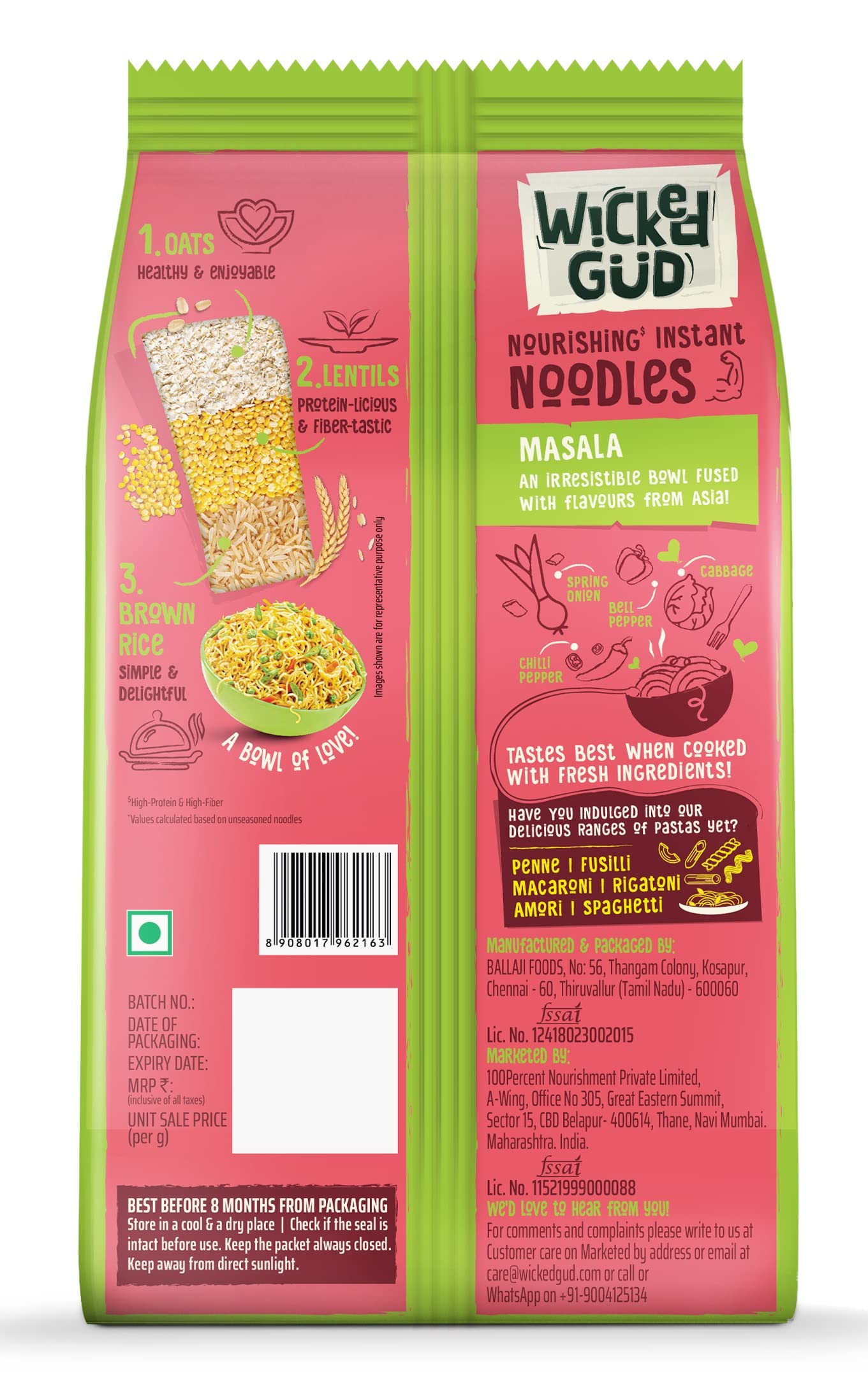 Masala Noodles 207gm