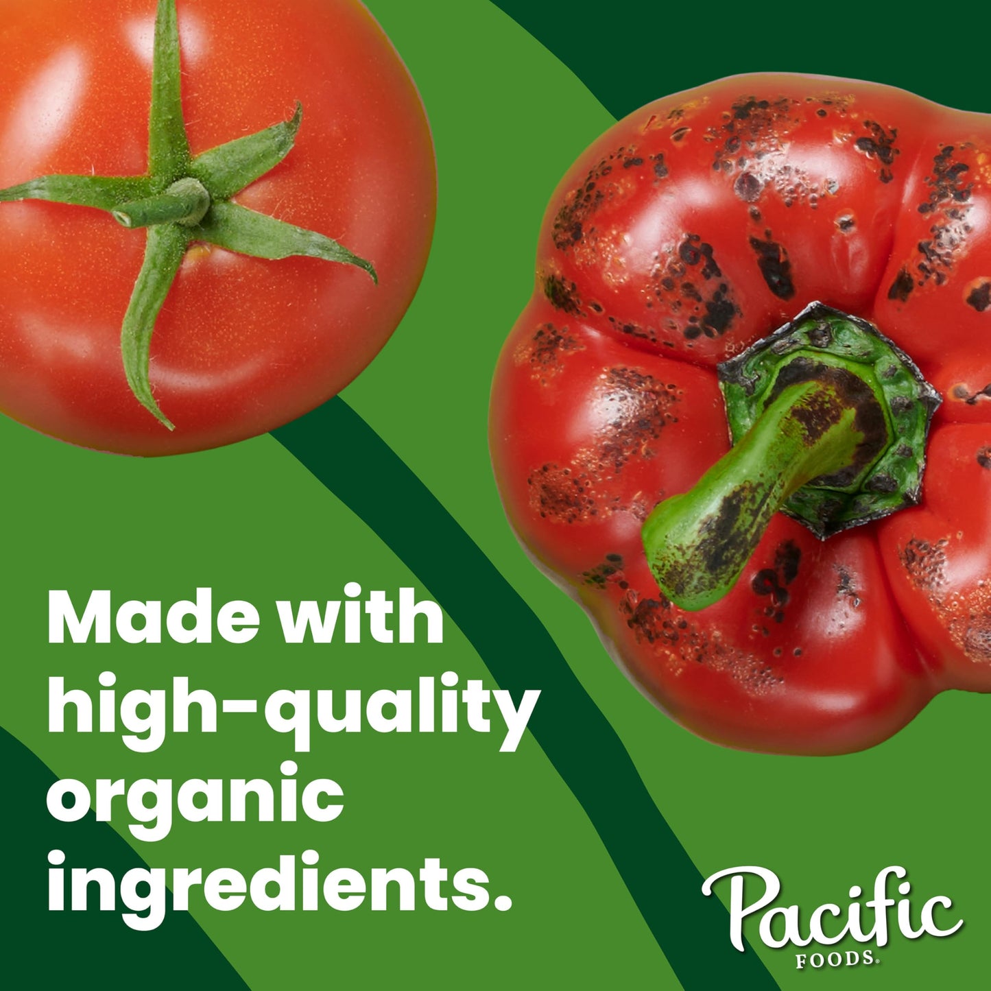 Pacific Foods Organic Roasted Red Pepper and Tomato Soup, 32 fl oz Carton