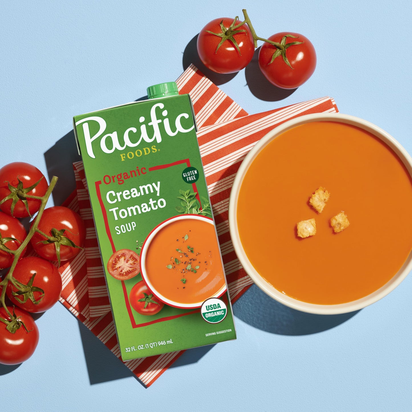 Foods Organic Creamy Tomato Soup, 32 oz Carton