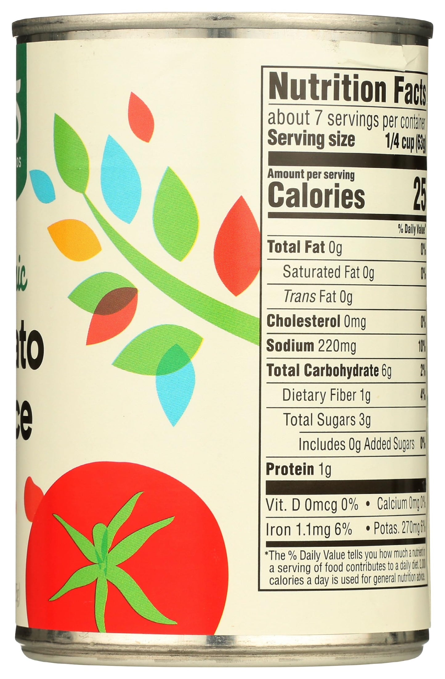 365 by Whole Foods Market, Organic Tomato Sauce, 15 Ounce