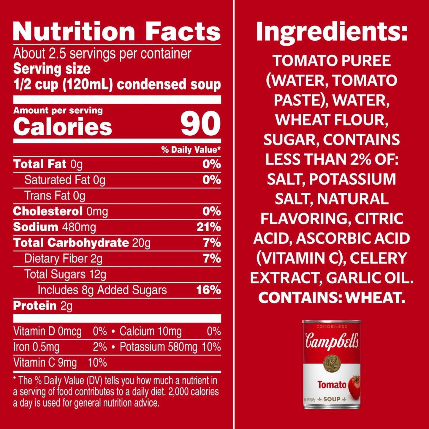 Campbell's Condensed Tomato Soup, 10.75 oz Can (Pack of 4)
