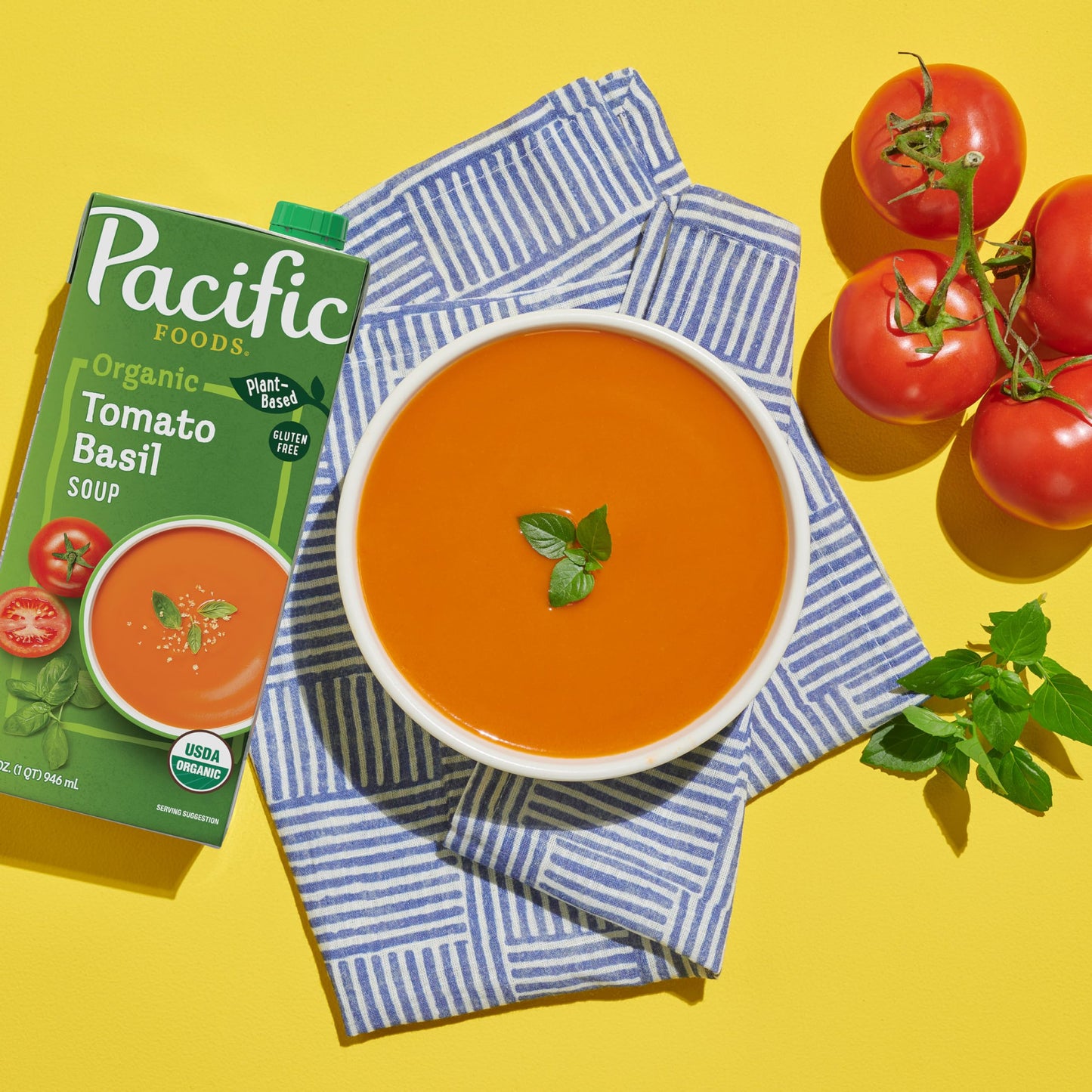 Foods Organic Tomato Basil Soup Plant Based