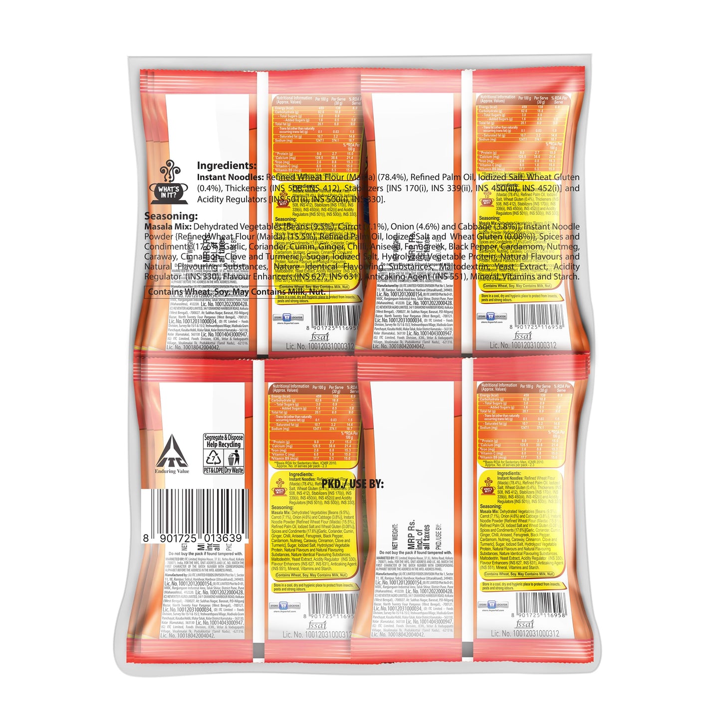 Magic Masala, Long, Non-Sticky Instant Noodles