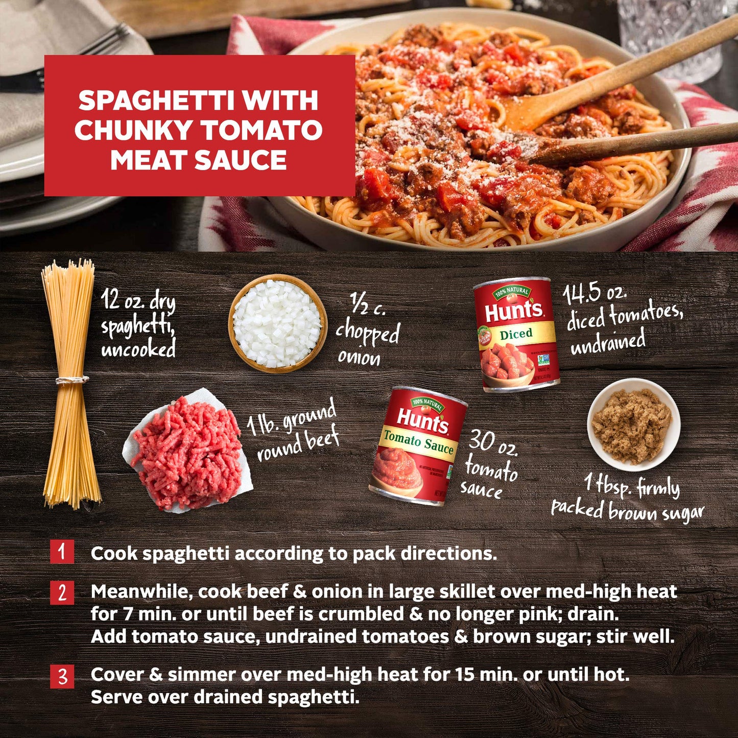 Hunt's Tomato Sauce, 33.5 oz, 6 Pack