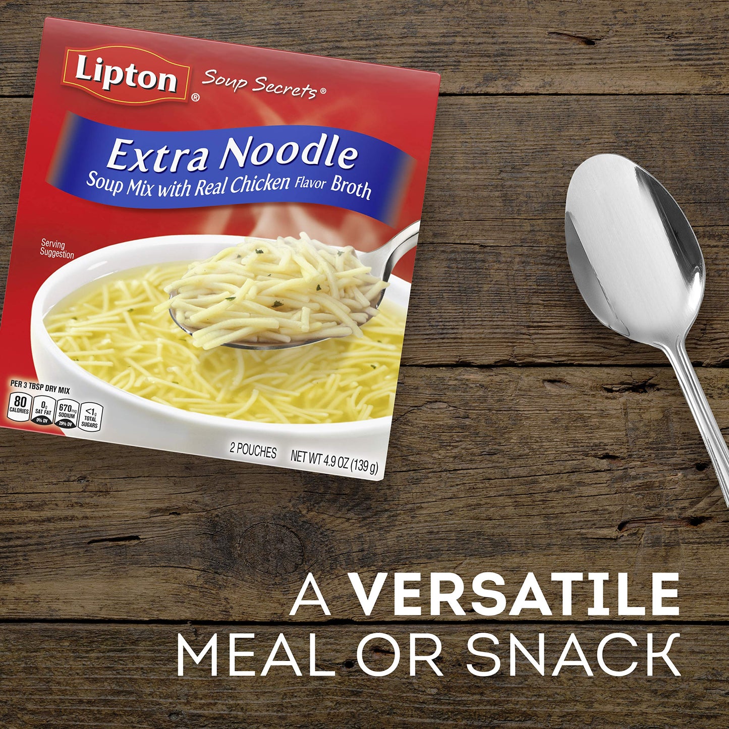 Lipton Instant Soup Mix For a Warm Bowl of Soup Extra Noodle Soup Made