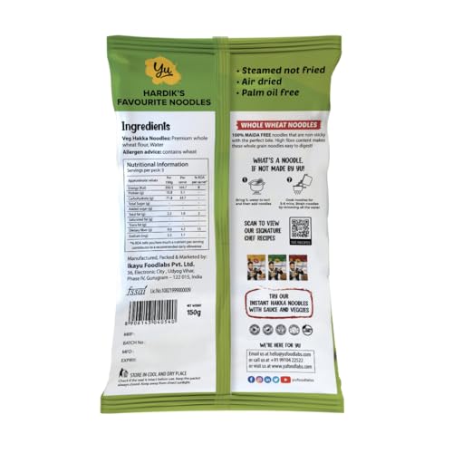 Whole Wheat Noodles - 100% Atta & Zero Maida - Easy To Digest