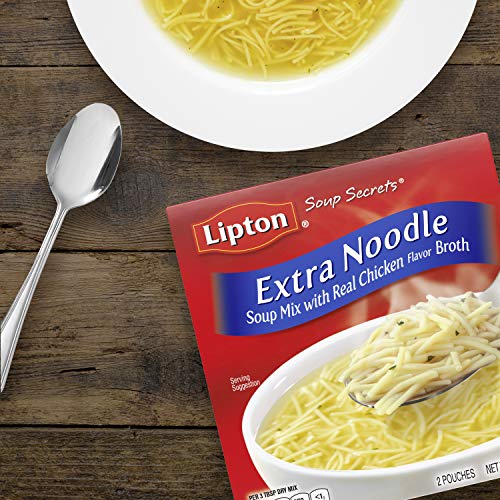 Lipton Instant Soup Mix For a Warm Bowl of Soup Extra Noodle Soup Made