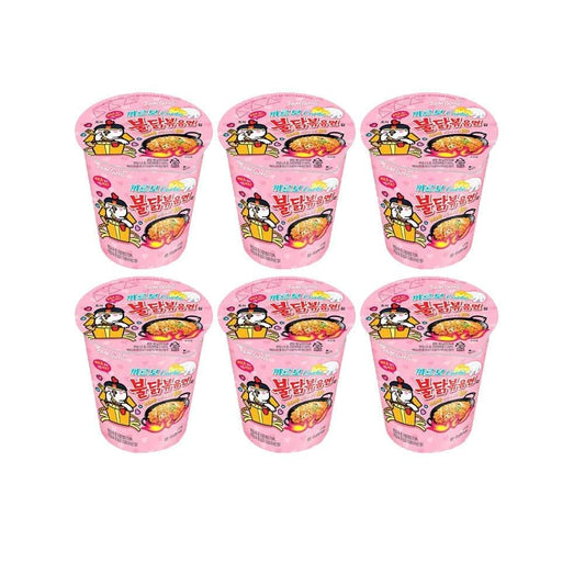 Carbo Spicy Chicken Fried Cup Noodles 80g × 6