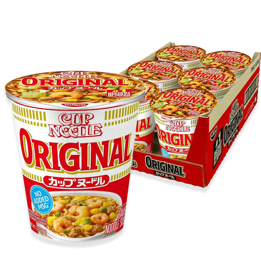 Cup Noodle Ramen Noodle Soup, Original, 2.4 Ounce (Pack of 6)