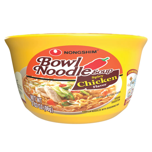 Spicy Chicken Noodle Soup Bowl Soup Mix, 6 Pack