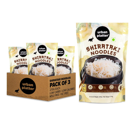 Platter Shirataki Noodles 270g [Pack of 3 Keto-Friendly