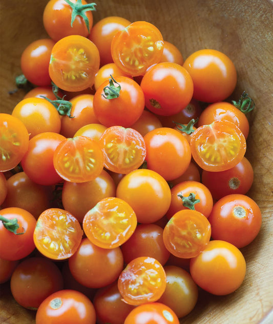 Sweet Orange Cherry Tomatoes , 30 Non-GMO Seeds