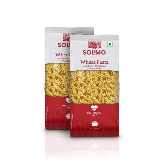 Amazon Brand - Solimo Durum Wheat Fusilli Pasta| 500 g Pack of 2