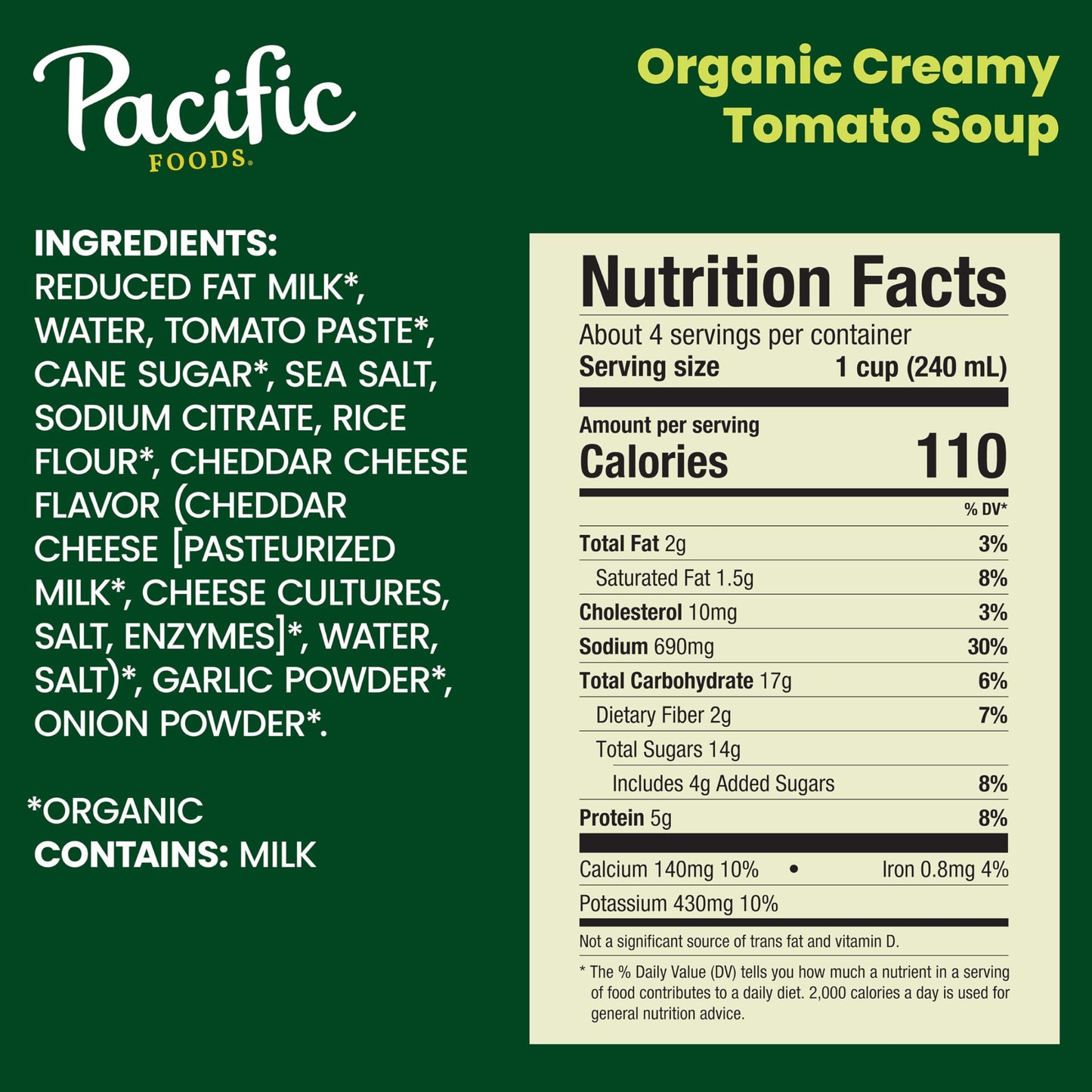 Foods Organic Creamy Tomato Soup, 32 oz Carton