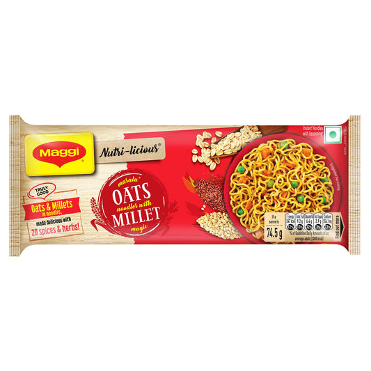 Nutri-Licious Masala Oats Instant Noodles With Millet Magic