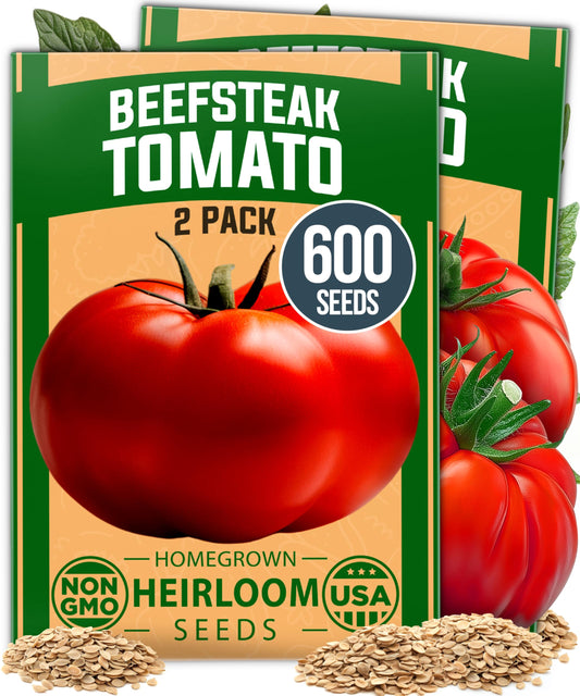 Beefsteak Tomato Seed 2Pack - 600 Heirloom Tomato Seeds