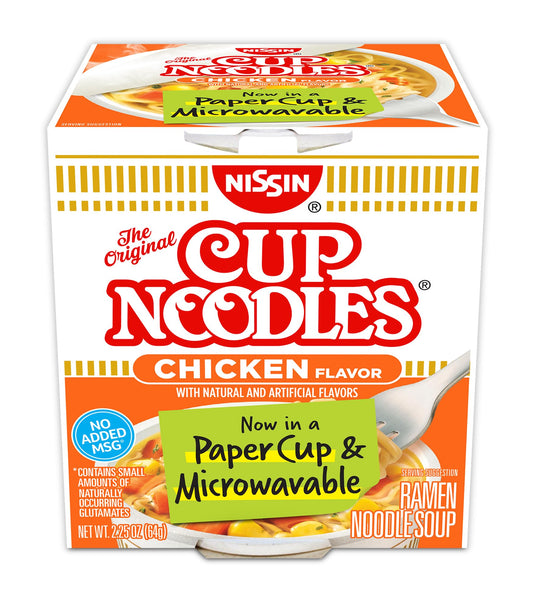 Cup Noodles Noodle Chicken Flavor,(Pack of 12)